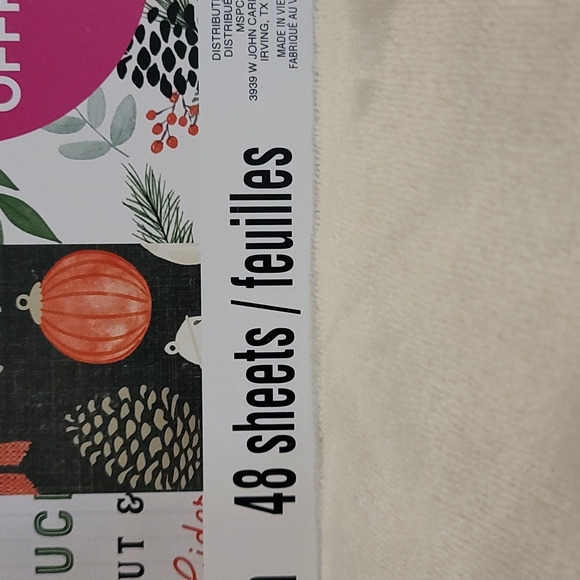 Paper, scrapbooking paper, Christmas,  peace and Joy, brand is Recollections - Picture 3 of 13